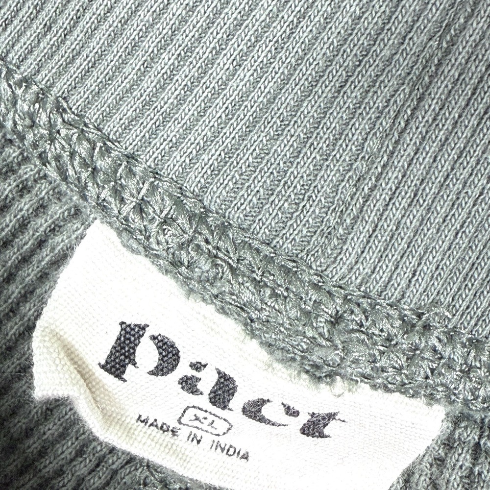 Pact Pants Womens XL Thermal Waffle Wide Leg Pant Organic Lounge Pull On Green - Picture 8 of 13